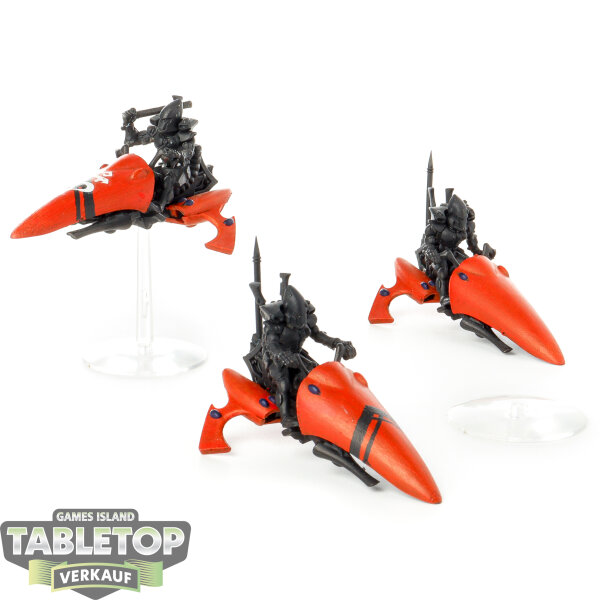 Aeldari - 3x Windriders - teilweise bemalt