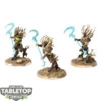 Sylvaneth - 3x Kurnoth Hunters - bemalt