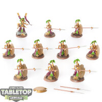 Lumineth Realm Lords - 10x Vanari Auralan Wardens - bemalt