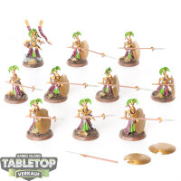 Lumineth Realm Lords - 10x Vanari Auralan Wardens - bemalt