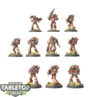 Space Marines - 10x Tactical Marines klassisch - bemalt