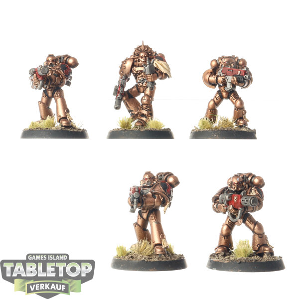 Space Marines - 5x Tactical Marines klassisch - bemalt