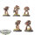 Space Marines - 5x Tactical Marines klassisch - bemalt