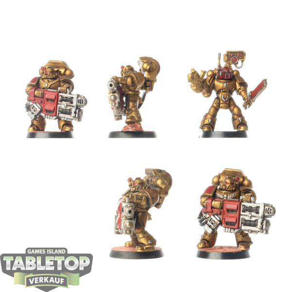 Space Marines - 5x Devastator Squad - bemalt