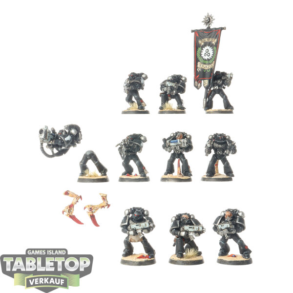 Iron Hands - 10x Tactical Squad klassisch - bemalt
