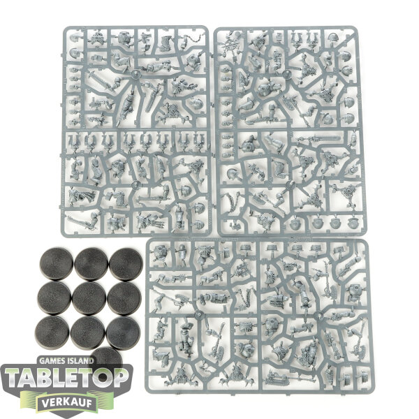 World Eaters - 10 x Khorne Berzerkers - im Gussrahmen