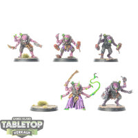 Genestealer Cults - 5x Acolyte Hybrids - bemalt