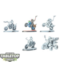 Genestealer Cults - 5x Atalan Jackals - teilweise bemalt