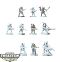 Genestealer Cults - 10x Neophyte Hybrids - teilweise bemalt