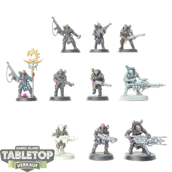 Genestealer Cults - 10x Neophyte Hybrids - teilweise bemalt