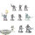 Genestealer Cults - 10x Neophyte Hybrids - teilweise bemalt