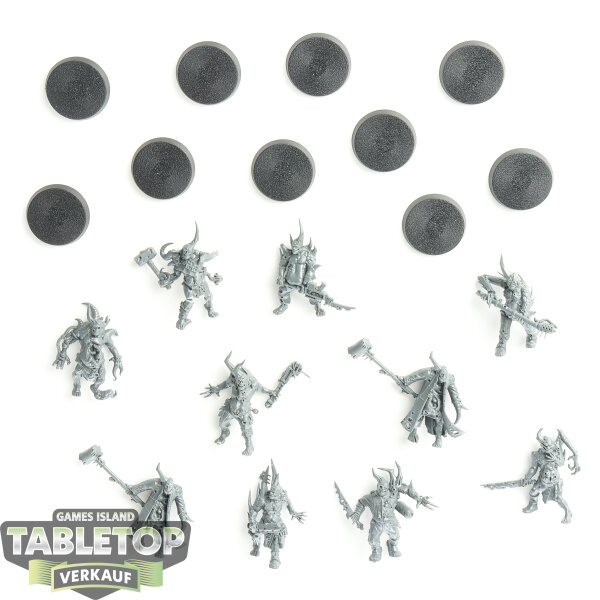 Death Guard - 10x Poxwalkers - unbemalt