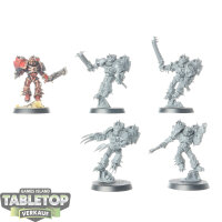 Chaos Space Marines - 5x Raptors - teilweise bemalt