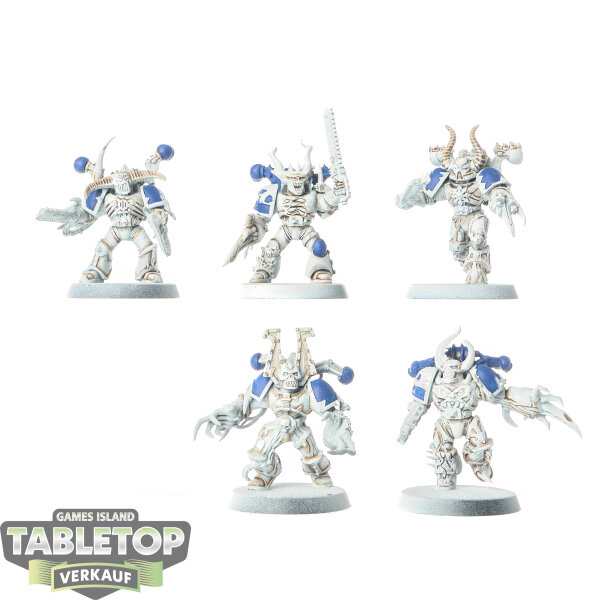 Chaos Space Marines - 5x Possessed klassisch - teilweise bemalt