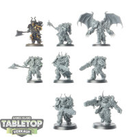 Chaos Space Marines - 8x Chosen klassisch - teilweise bemalt