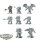 Chaos Space Marines - 8x Chosen klassisch - teilweise bemalt