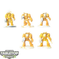 Space Marines - 5x Terminator Squad - teilweise bemalt