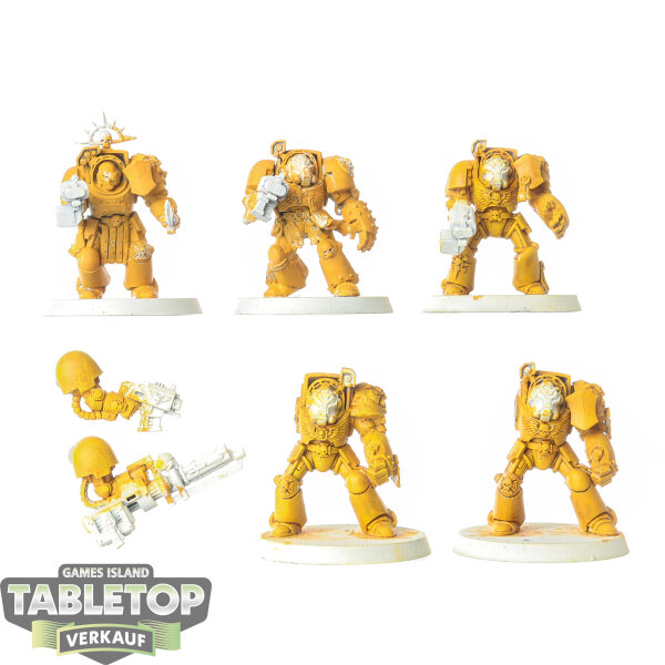 Space Marines - 5x Terminator Squad - teilweise bemalt