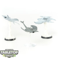 Disciples of Tzeentch - 3x Screamers - teilweise bemalt