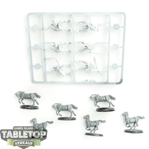 HdR Figuren - Gut - 6x Riders Of Rohan - teilweise gebaut