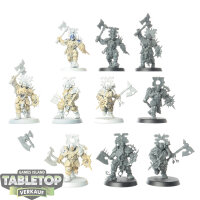 Blades of Khorne - 10x Blood Warriors - teilweise bemalt