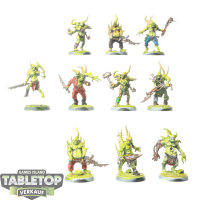 Death Guard - 10x Plaguebearers - bemalt