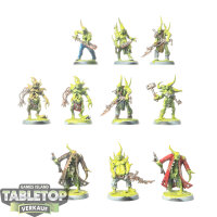 Death Guard - 10x Plaguebearers - bemalt