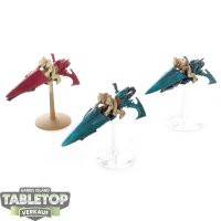 Aeldari - 3x Windriders - teilweise bemalt