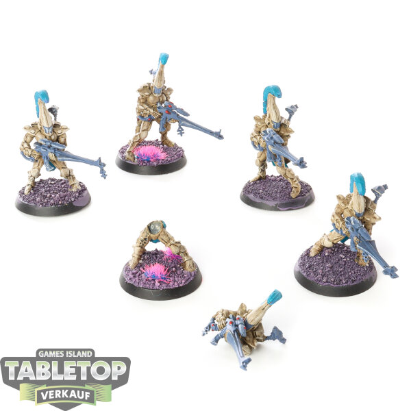 Aeldari - 5x Dire Avengers - bemalt