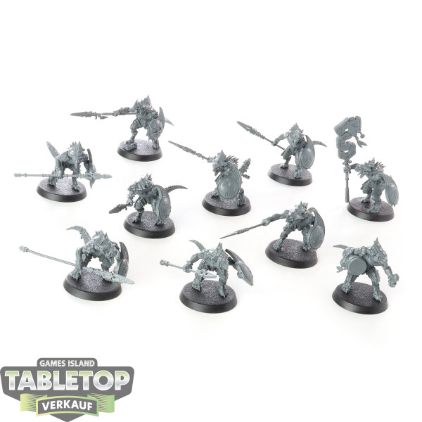 Seraphon - 10 x Saurus Warriors - unbemalt