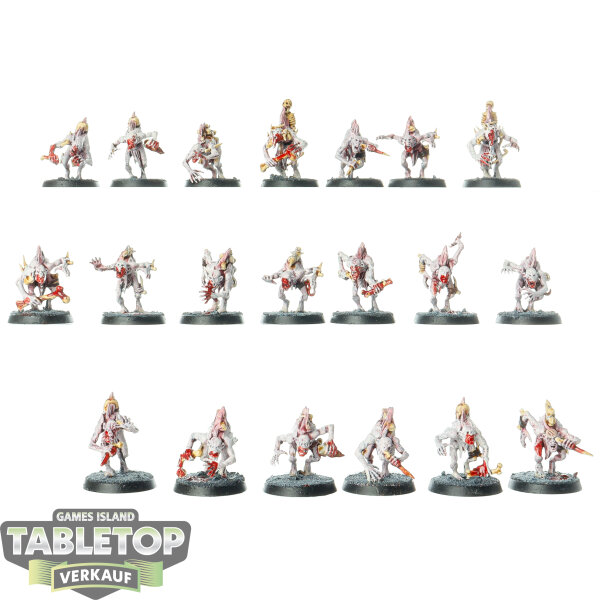 Flesh-eater Courts - 20 Crypt Ghouls - bemalt