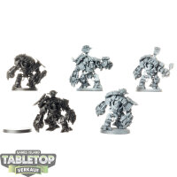 Orks - 5x Meganobz Umbau - teilweise bemalt