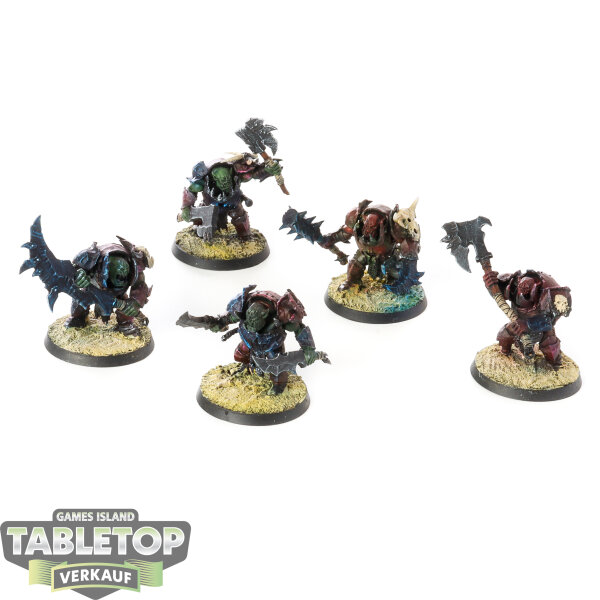 Orruk Warclans - 5x Brutes - bemalt