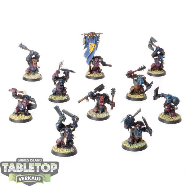 Orruk Warclans - 10x Ardboyz klassisch - bemalt