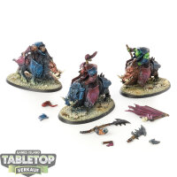 Orruk Warclans - 3x Gore-gruntas - bemalt