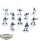 Thousand Sons - 10x Tzaangors - teilweise bemalt