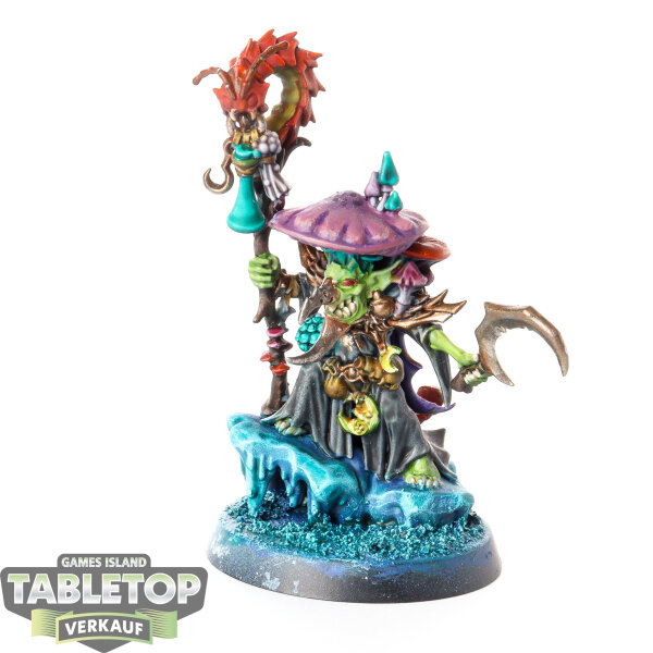 Gloomspite Gitz - Fungoid Cave-Shaman - bemalt