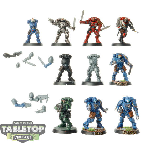 Space Marines - 10x Reiver Squad - teilweise bemalt