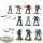Space Marines - 10x Reiver Squad - teilweise bemalt