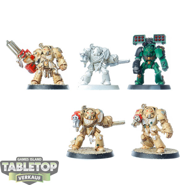 Dark Angels - Deathwing Terminators - teilweise bemalt