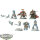Space Wolves - 5x Wolf Guard Terminators - teilweise bemalt