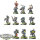 Space Wolves - 10x Grey Hunters klassisch - bemalt