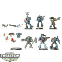 Space Wolves - 6x Grey Hunters klassisch - teilweise bemalt