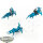 Drukhari - 3x Reavers - teilweise bemalt