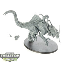 Seraphon - Skink Oracle on Troglodon - unbemalt