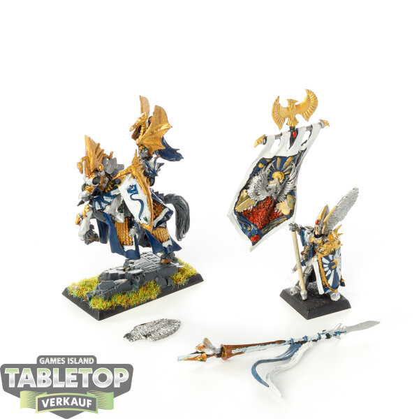 High Elf Realms - 2 x High Elf Lords - bemalt
