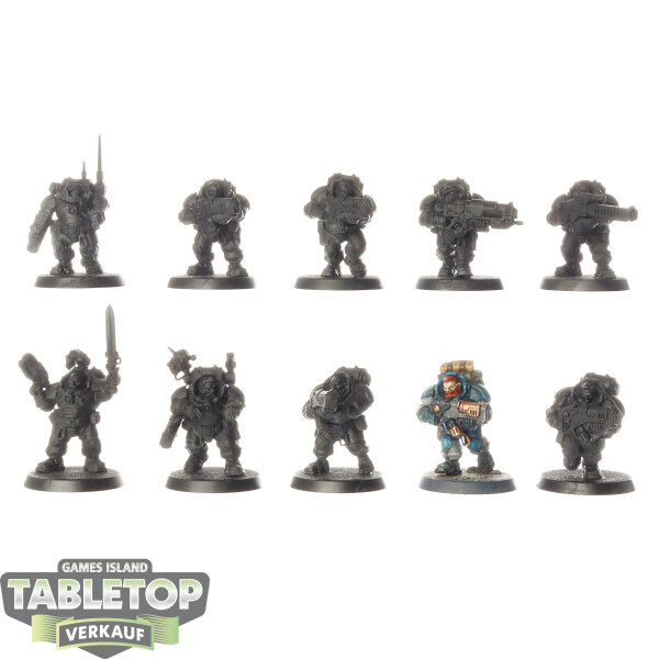 Leagues of Votann - 10x Hearthkyn Warriors - teilweise bemalt