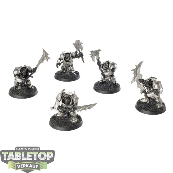 Orruk Warclans - 5 Brutes - teilweise bemalt
