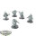 Black Templars - 5 Black Templars Sword Brethren - unbemalt