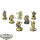 Death Guard - 7 Plague Marines - teilweise bemalt